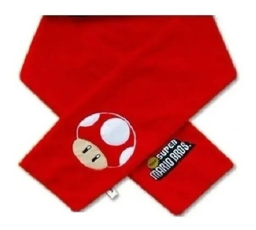 Bufanda Nintendo Hongo Rojo