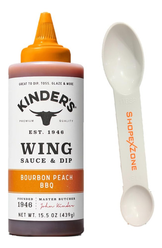 Kinders Bourbon Peach Bbq Wing Sauce And Dip Bundle Con Shop