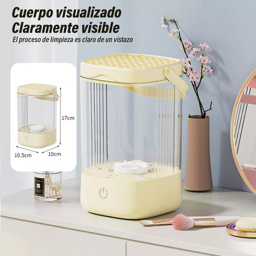 Limpiador Electrico Para Brochas De Maquillaje Automática