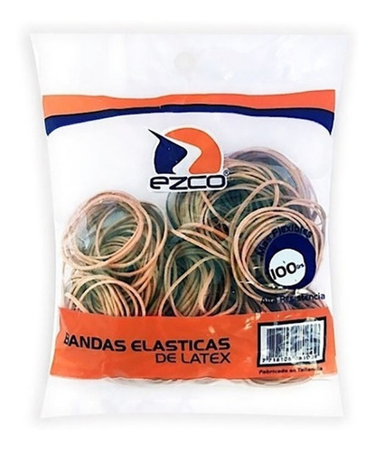 Bandas Elasticas 100g. Ezco 8100 Skribe