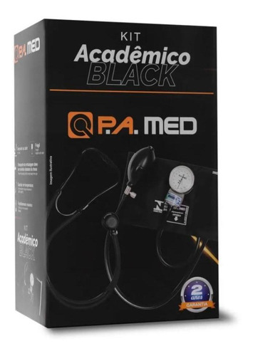 Kit Acadêmico Pa Med Black Total