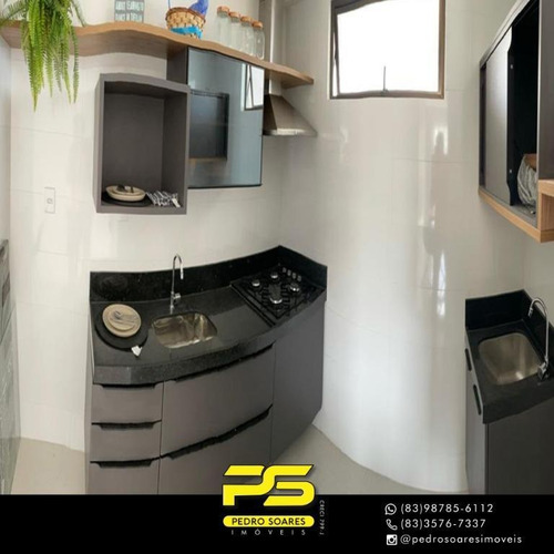 Imagem 10 de 10 de Flat Com 1 Dormitório À Venda, 42 M² Por R$ 240.000,00 - Ponta De Campina - Cabedelo/pb - Fl0127