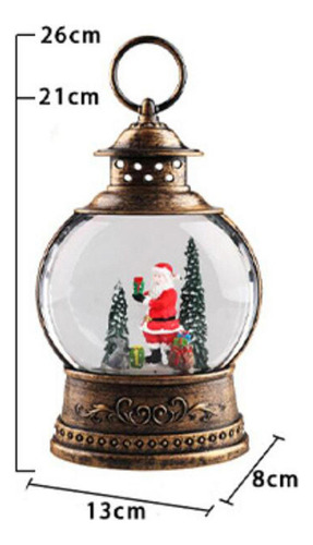 Navidad Gsd Christmas Time Farol De Globo De Navidad Musical
