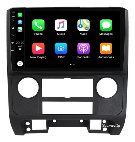 Auto Radio Estéreo Android Gps Para Ford Escape 2008-2012