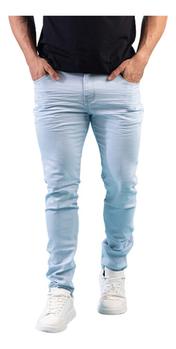 Calça Jeans Sarja Masculina Skinny Lycra Colorida Brim