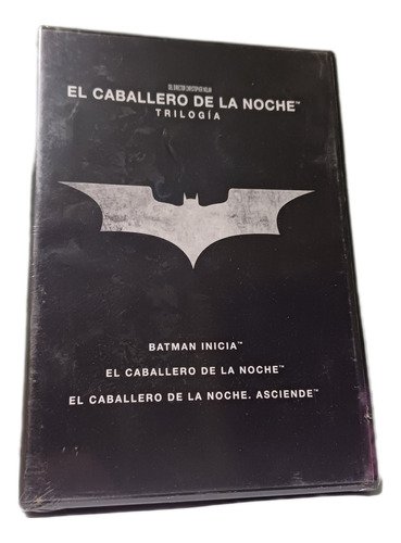 Trilogía Batman Christopher Nolan Dvd Original ( Nuevo )