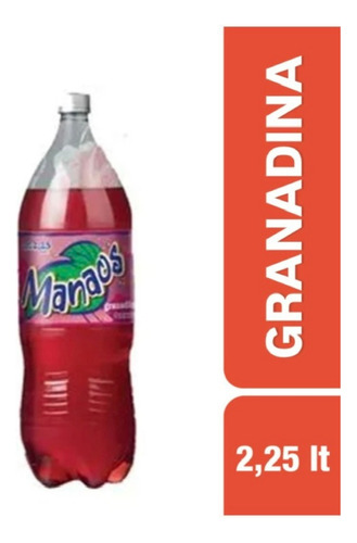 Gaseosa Manaos Granadina 2.25lts Pack X 6