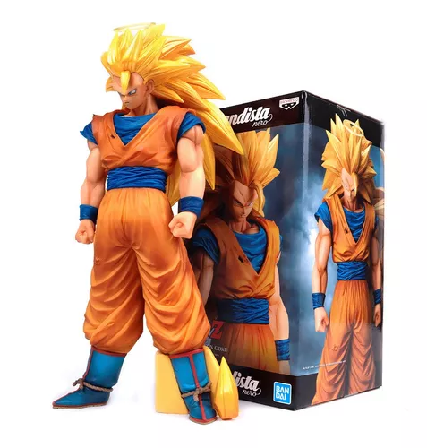 Boneco Goku Super Saiyan Anime Dragon Ball Z Action Figure