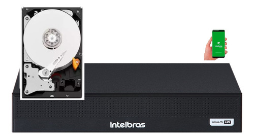 Dvr Intelbras Gravador 16ch Mhdx 1116-c Multihd, C/ Hd 1 Tb