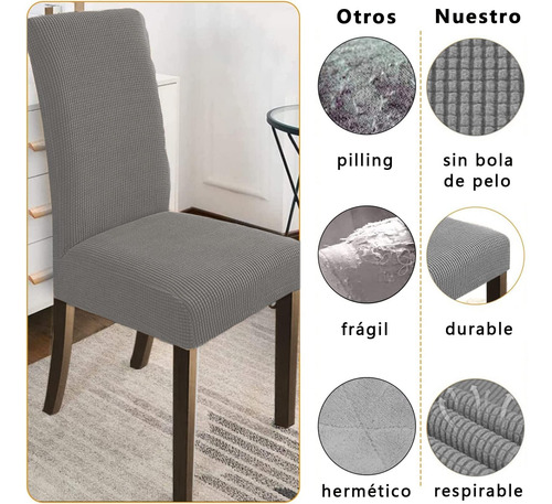 Fundas Para Sillas De Comedor Cubre Sillas De Tela Elástica