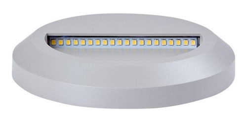 Imagen 4 de 6 de Lámpara Exterior Led Sobreponer Gris, 1w, Luz Neutra