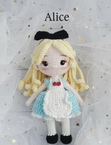 Patrón Alicia Amigurumi Crochet