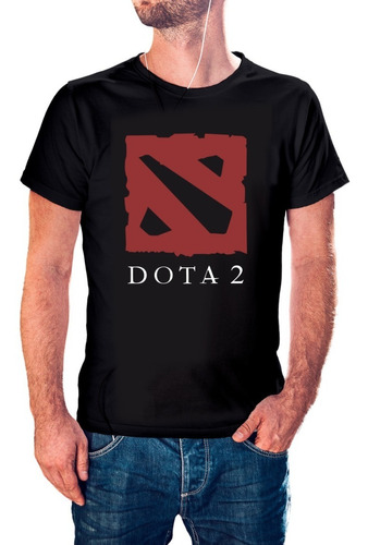 Polera Dota 2 Hombre 100% Algodón