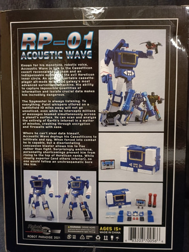 Transformers Masterpiece Soundwave Fans Toys Original (Usado)