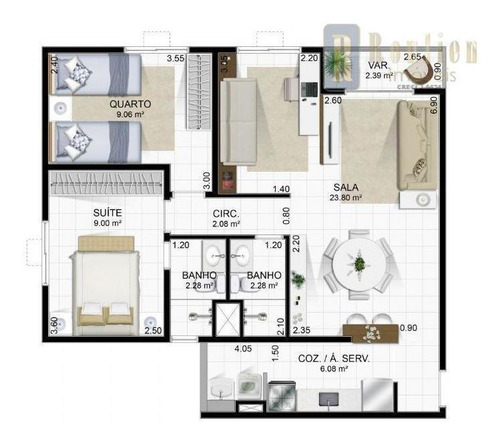Imagem 30 de 30 de Apartamento Com 2 Dormitórios À Venda, 54 M² Por R$ 270.000,00 - Jardim Esplanada - Nova Iguaçu/rj - Ap0147