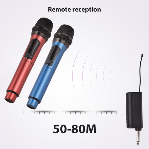 Micrófono Para Cantar, Receptor De Sistema Inalámbrico, Micr