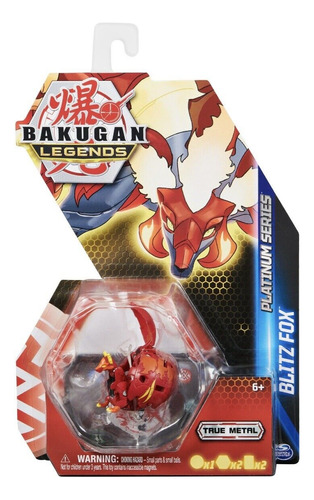 Bakugan Evolutions Platinum Series Blitz Fox True Metal