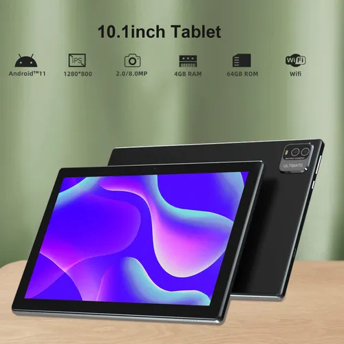 Tableta Android 11, Pantalla De 10 Pulgadas Y Bateria Larga