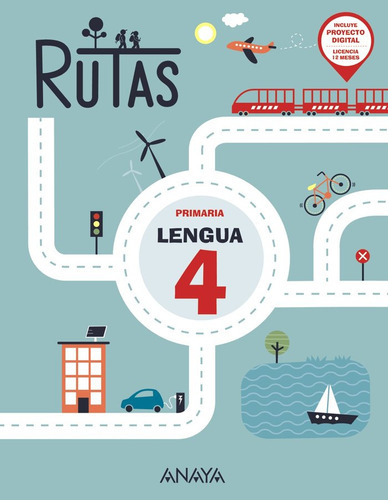 Lengua 4. Rutas, De Pellicer Iborra, Carmen. Editorial Anaya Educación, Tapa Blanda En Español