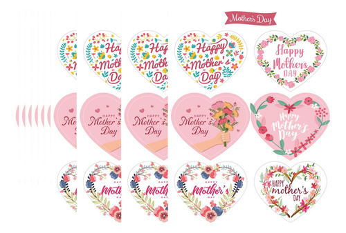 4 Paquete De 2-4 Pegatinas De 60x Happy 4 Piezas