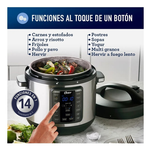 Multi Olla Express Oster Ckstpcec8801 14 Funciones