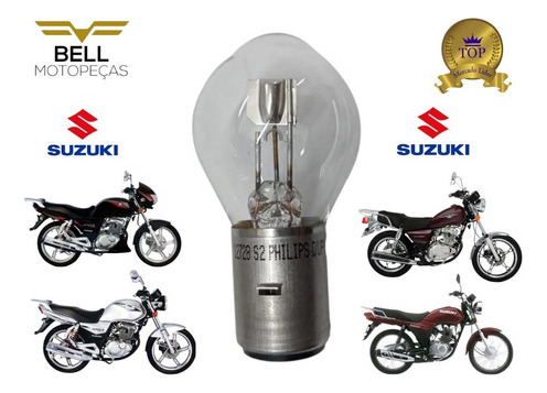 Lampada Farol Bulbo Gsr 125 150 Gs 120 Intruder 125 2011
