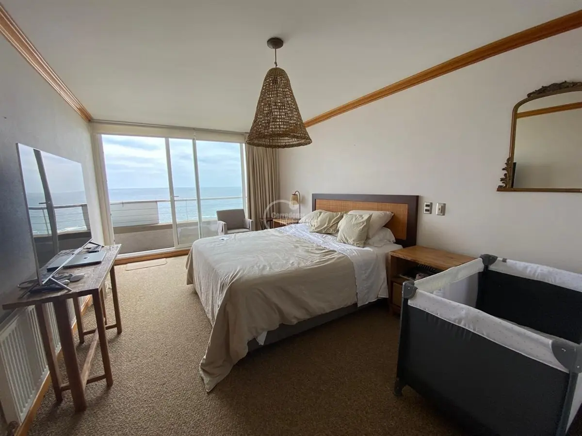 Imagen 2 de 30 de Venta Departamento En Concón, Espectacular Vista Al Mar