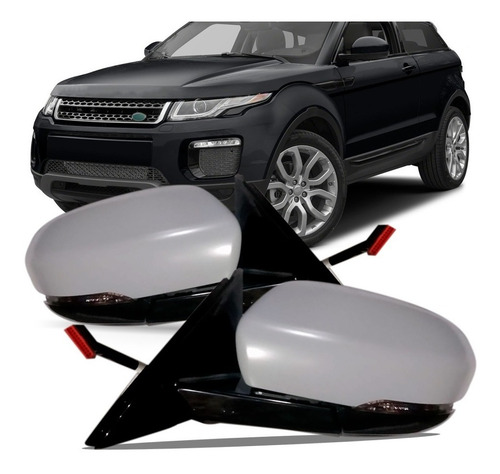 Par Retrovisor Evoque 14/22 Eletrico Retratil Com Sinaleira