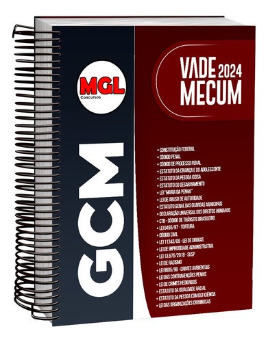 Apostila Concurso Guarda Municipal Preto E Branco | Vade Mecum Gcm