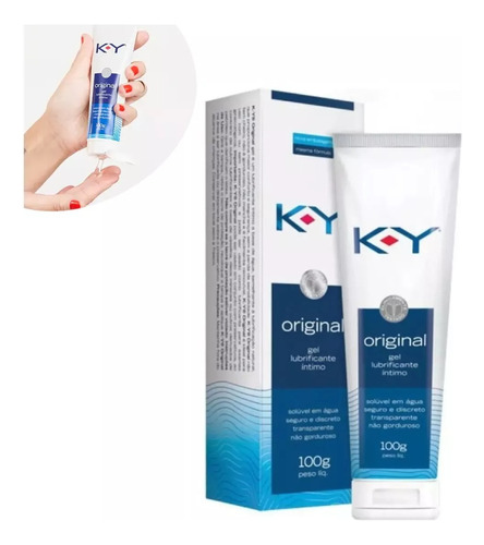 Gel Lubrificante K.y - Bisnaga 100g - Lubrificação Intima 