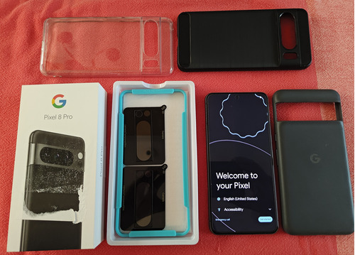 Google Pixel 8 Pro Dual Sim 128 Gb Negro 12 Gb Ram +extras