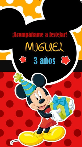 Video Tarjeta Invitación Digital- Mickey