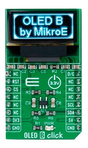 Display Oled B Click Mikroelektronika 