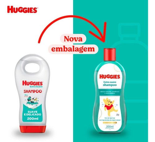 Shampoo Infantil Extra Suave 200ml Huggies