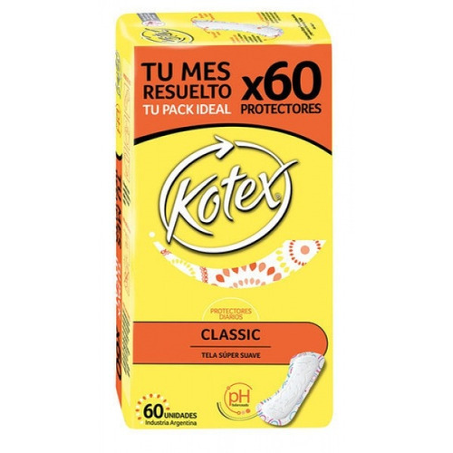 Kotex Classic Protectores Diarios X 60 Uni