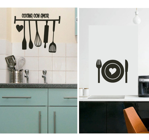 Imagen 1 de 4 de Vinilos Decorativos De Pared - Para Cocina