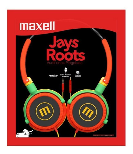 Auriculares Manos Libres Maxell Jays Con Micrófono