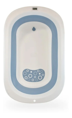 Imagen 2 de 6 de Bañera Para Bebe Infantil Ok Baby Con Termometro Plegable P