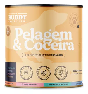 Pelagem & Coceira - Suplemento Para Cães - Buddy Nutrition
