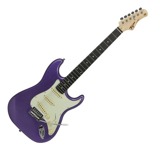 Guitarra elétrica Tagima TW Series TG-500 de  tília metallic purple com diapasão de madeira técnica