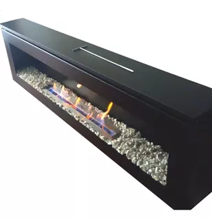 Chimenea Ecológica, Isacor ,steel Black