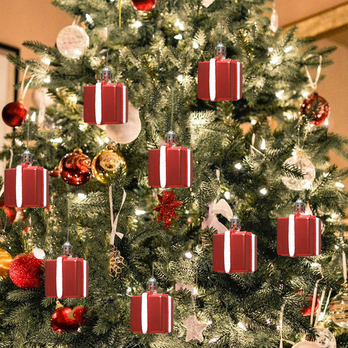 / 12 Colgantes Pintados For Decoración De Árboles De Navidad