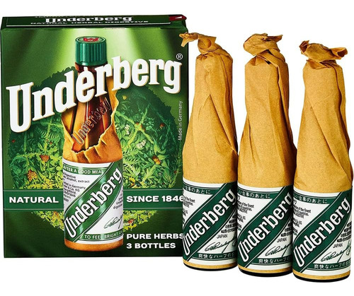 Underberg Licor De Hierbas- Origen Aleman - Caja De 3x20ml