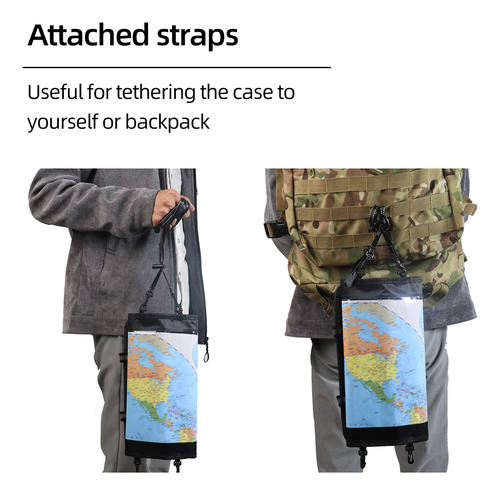 Funda Impermeable Para Mapas Con Ventana Transparente
