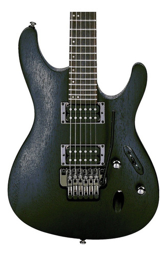 Guitarra eléctrica Ibanez S Standard S520 double-cutaway de meranti weathered black con diapasón de palo de rosa
