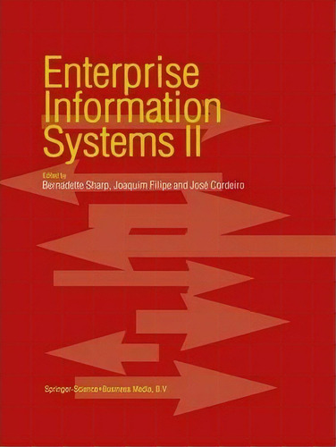 Enterprise Information Systems Ii, De Bernadette Sharp. Editorial Springer, Tapa Blanda En Inglés