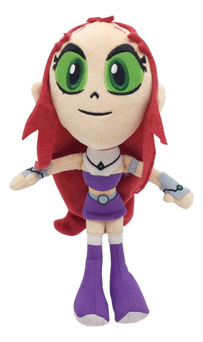 Teen Titans Go Starfire Peluche Muñeca Cumpleaño Regalo 25cm