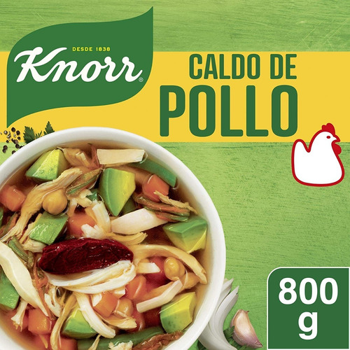 Caldo De Pollo Knorr Suiza En Bolsa 800 Gr