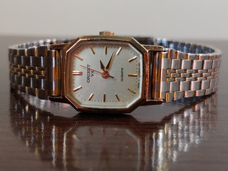 Busca Reloj orient cuadrado color dorado con los mejores Reloj Orient Cuadrado Original Enchapado En Oro Hombre en