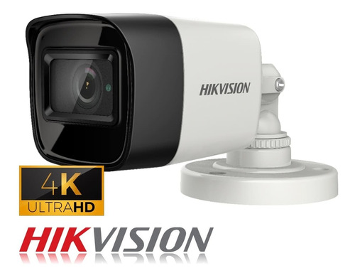 Cámara Bullet 2160p Hikvision 4en1 8mp 2,8mm Ir 30m Ip67 Met